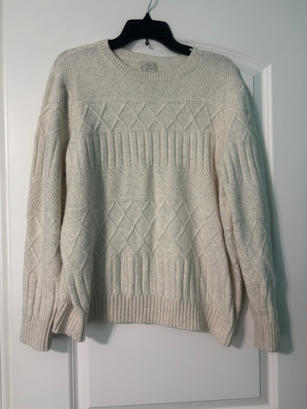 St. John's Bay Cream Cable Knit Sweater